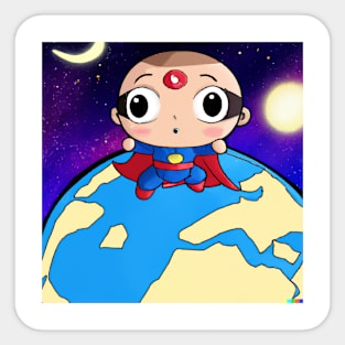 Baby superhero Sticker